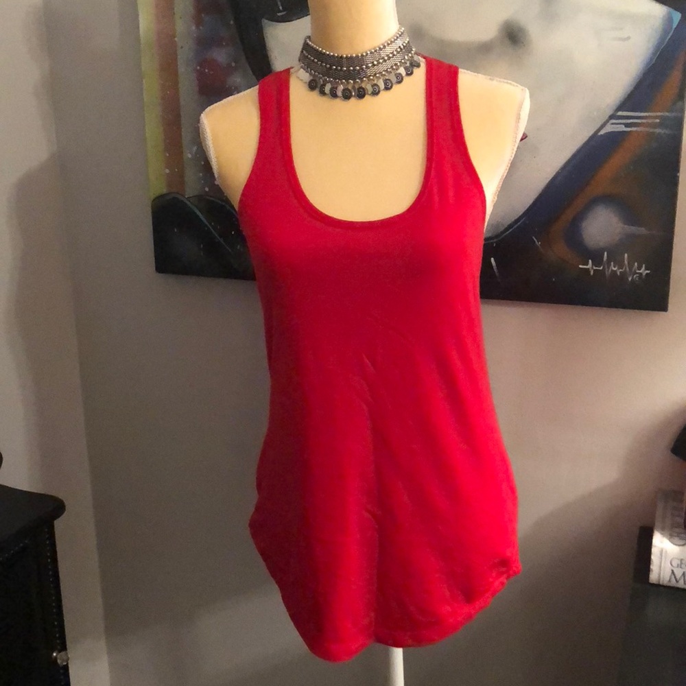 NWT Red Next Level Racer-back Tank Top